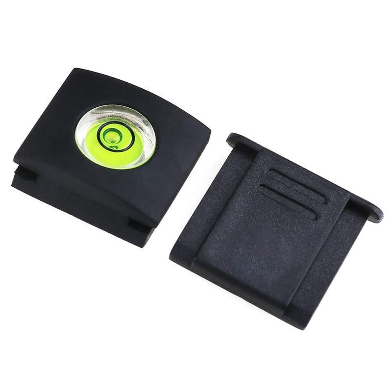 MOBOREST Camera Hot Shoe Cover Flashlight Bubble Level Protector for Canon Nikon Panasonic Fujifilm Olympus Pentax Sigma DSLR/SLR/Evil (2+1PCS) - Image 2